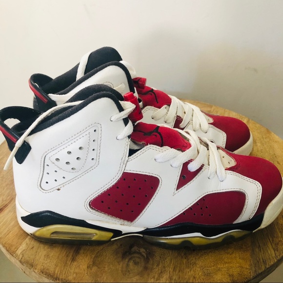 GUC Nike Air Jordan 6 Retro BG Carmine GS shoes